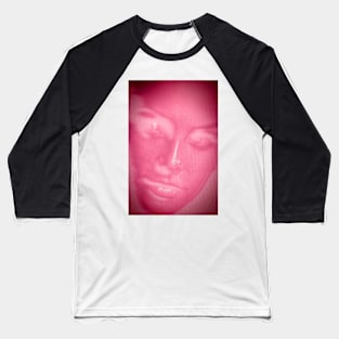 Abstract Face Baseball T-Shirt